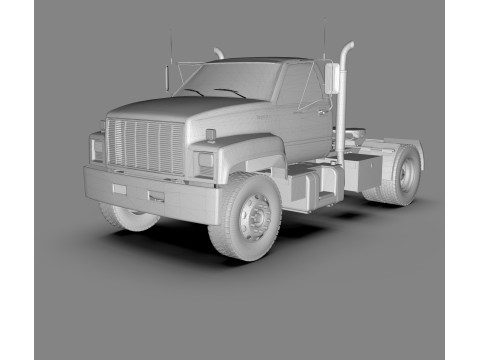 GMC TopKick Heavy Duty Truck Model 3D