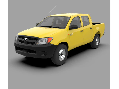Toyota Hilux SR 2007 3D Model