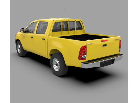 Toyota Hilux SR 2007 3D Model