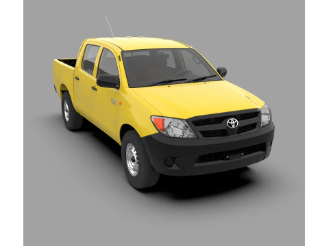 Toyota Hilux SR 2007 3D Model