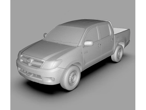 Toyota Hilux SR 2007 3D Model