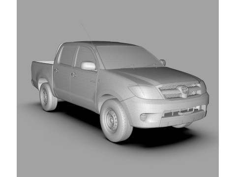 Toyota Hilux SR 2007 3D 모델