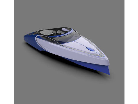 Bugatti Niniette 66 Luxury Yacht by Bugatti 3D 모델