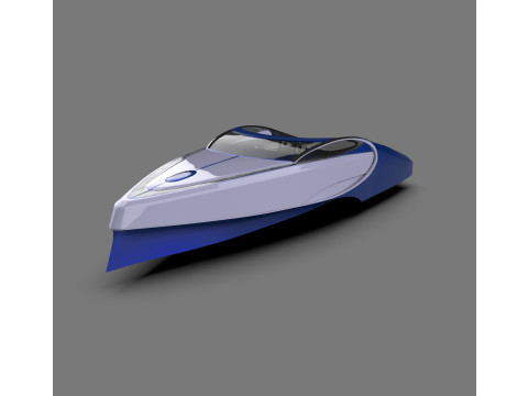 Bugatti Niniette 66 Luxury Yacht by Bugatti 3D Model