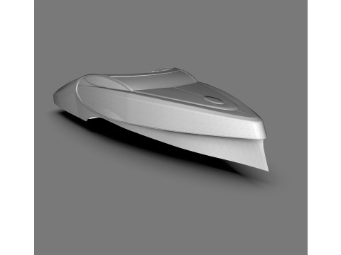 Bugatti Niniette 66 Luxury Yacht by Bugatti 3D Model
