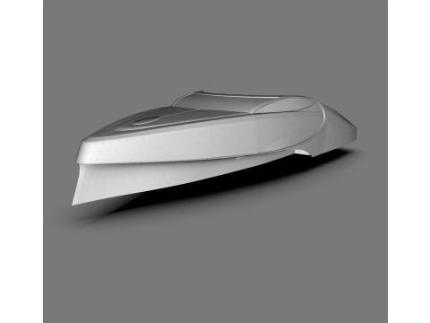 Bugatti Niniette 66 Luxury Yacht by Bugatti 3D Model