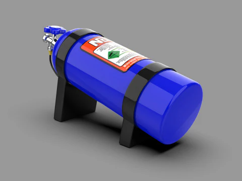 NOS Nitrous Oxide System 3D Model