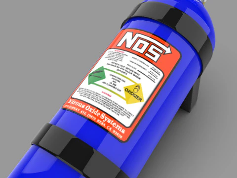 NOS Nitrous Oxide System 3D Model