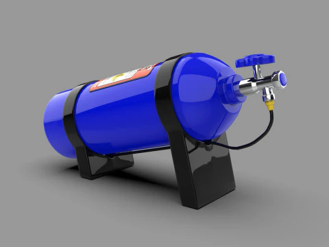 NOS Nitrous Oxide System 3D Model