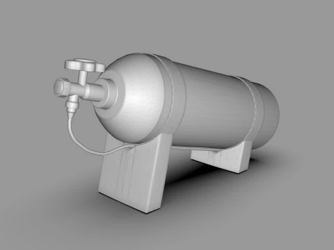 NOS Nitrous Oxide System 3D Model