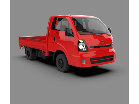 Kia Bongo III Light Commercial Truck Modello 3D
