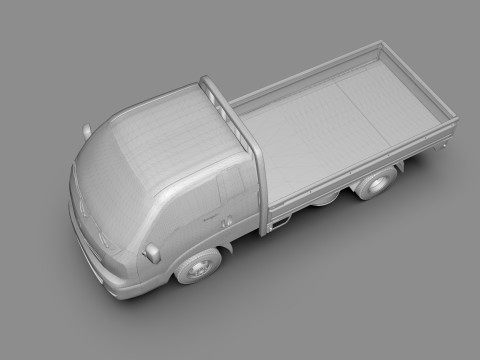 Kia Bongo III Light Commercial Truck Modello 3D