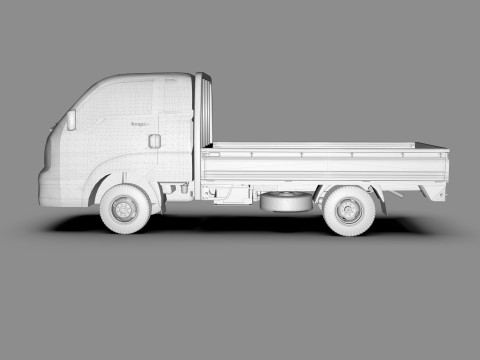 Kia Bongo III Light Commercial Truck Modello 3D