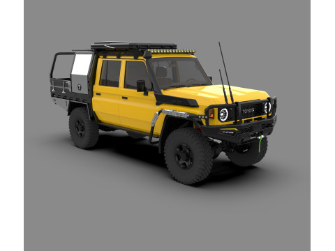 Toyota Land Cruiser J79 Double Cab CAMPER EDITION Model 3D