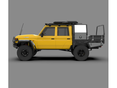 Toyota Land Cruiser J79 Double Cab CAMPER EDITION Model 3D