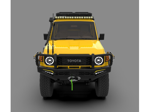 Toyota Land Cruiser J79 Double Cab CAMPER EDITION Model 3D