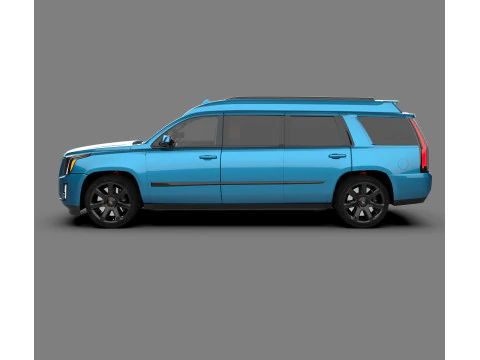 Cadillac Escalade Limousine Luxury Stretch SUV 3D Model