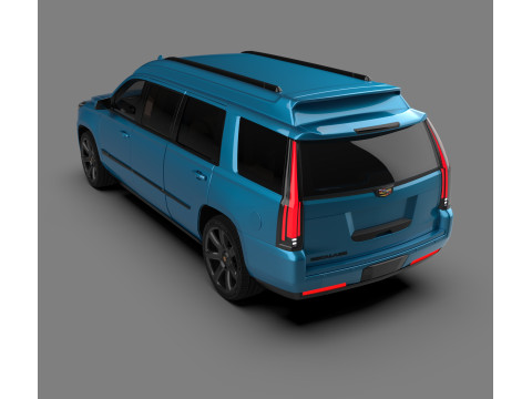 SUV allungato di lusso Cadillac Escalade Limousine Modello 3D