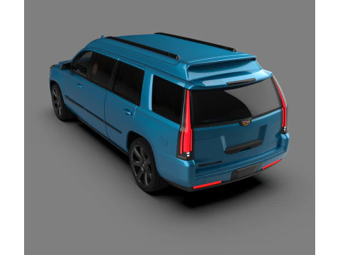 Cadillac Escalade Limousine Luxury Stretch SUV 3D Model