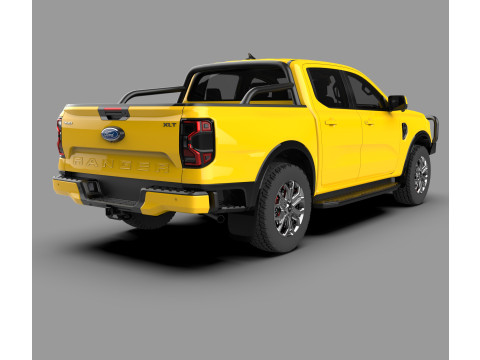 Mittelgroßer Pickup-Truck Ranger XLT 3D Modell