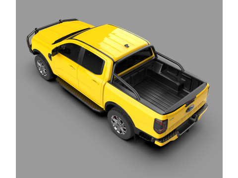 Mittelgroßer Pickup-Truck Ranger XLT 3D Modell