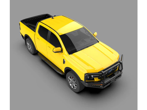 Ranger XLT Mid-Size Pickup Truck 3D Model