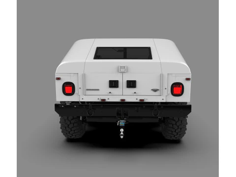 Hummer H1 Military Off-Road SUV 3D Model