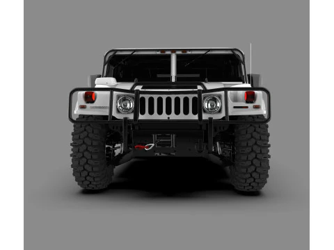 Hummer H1 Military Off-Road SUV 3D Model