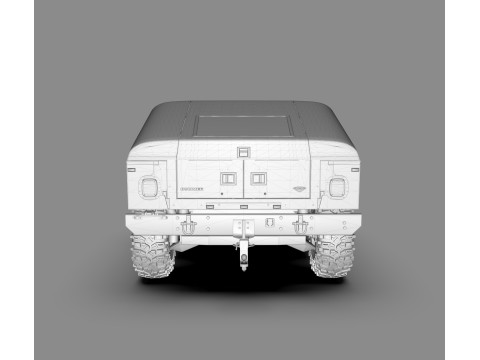 悍马 H1 军用越野 SUV 3D 模型