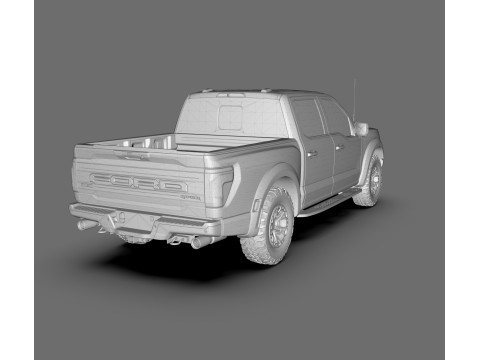 F-150 Raptor R 2025 3D Modell