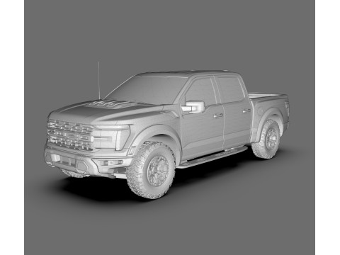 F-150 Raptor R 2025 3D Modell
