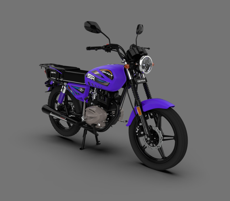 Спортивний мотоцикл Bera SBR 150 3D Модель .c4d .max .obj .3ds .fbx .stl .blend 