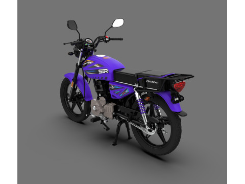 Спортивний мотоцикл Bera SBR 150 3D Модель