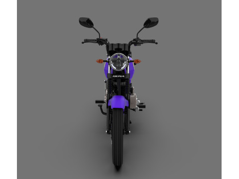 Спортивний мотоцикл Bera SBR 150 3D Модель