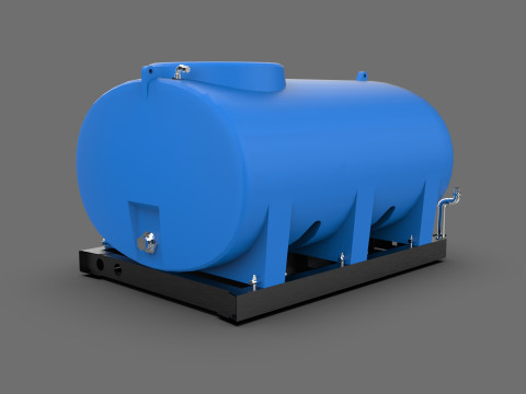 Genel Su Deposu Üniversal Yardımcı Tank 3D Model