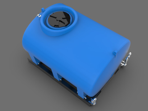 Универсальный резервуар для воды Универсальный универсальный резервуар 3D Модель