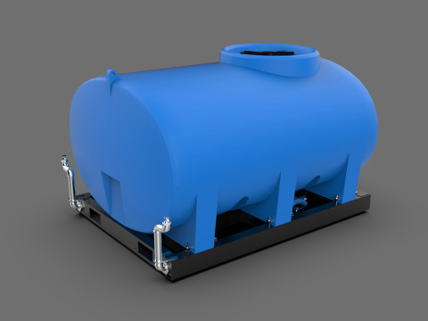 Универсальный резервуар для воды Универсальный универсальный резервуар 3D Модель