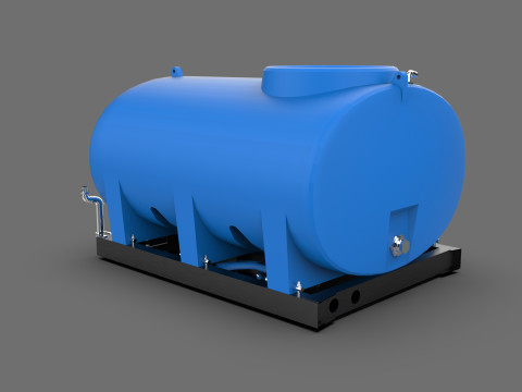 Универсальный резервуар для воды Универсальный универсальный резервуар 3D Модель