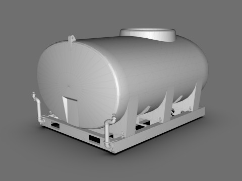 Универсальный резервуар для воды Универсальный универсальный резервуар 3D Модель