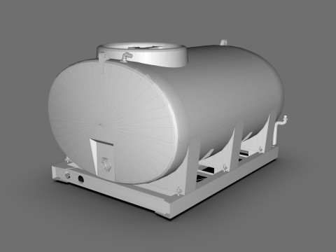 Универсальный резервуар для воды Универсальный универсальный резервуар 3D Модель