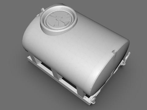 Универсальный резервуар для воды Универсальный универсальный резервуар 3D Модель