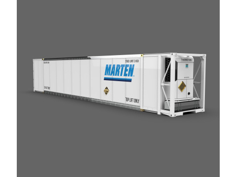 マーテン リーファー コンテナ 冷蔵貨物コンテナ 3Dモデル