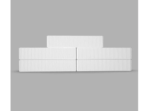 Shipping Container Pack Industrial Cargo Containers 3D Model