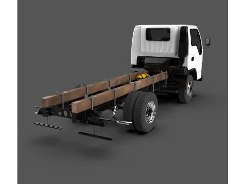 Chevrolet NPR Diesel-Lastkraftwagen für mittlere Beanspruchung 3D Modell