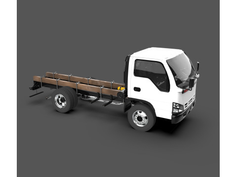 Chevrolet NPR Diesel-Lastkraftwagen für mittlere Beanspruchung 3D Modell