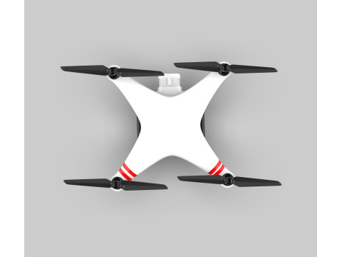 Generic Quadcopter Drone 3D Model