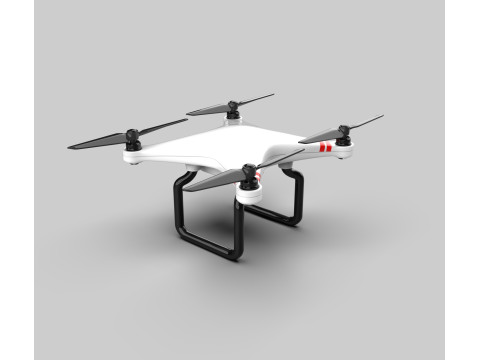 Generic Quadcopter Drone 3D Model