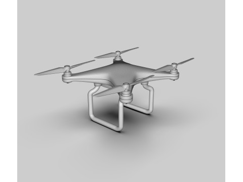 Generic Quadcopter Drone 3D Model
