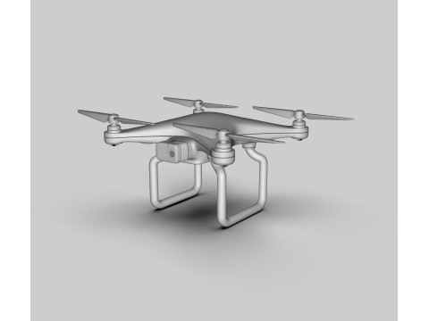 Generic Quadcopter Drone 3D Model