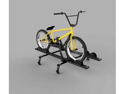 车顶自行车架托架 3D 模型